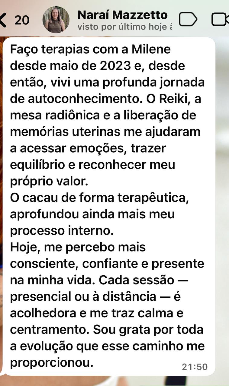 Depoimento de Naraí Mazzetto